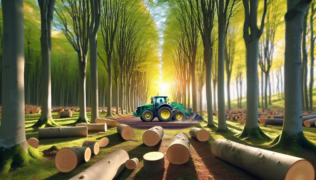 Miljøvenligt brænde fra danske skove